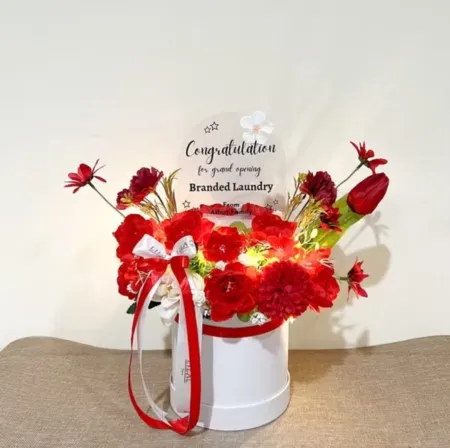 Bloom Box Akrilik Ucapan Grand Opening Bima