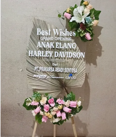Papan Akrilik Ucapan Grand Opening Bima